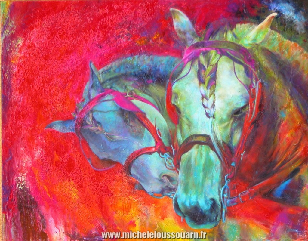 chevaux peinture contemporaine (alt)