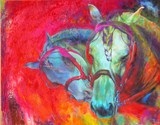 chevaux peinture contemporaine (alt)
