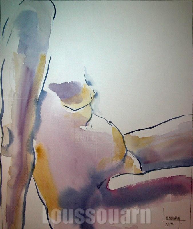 Croquis Nu femme  