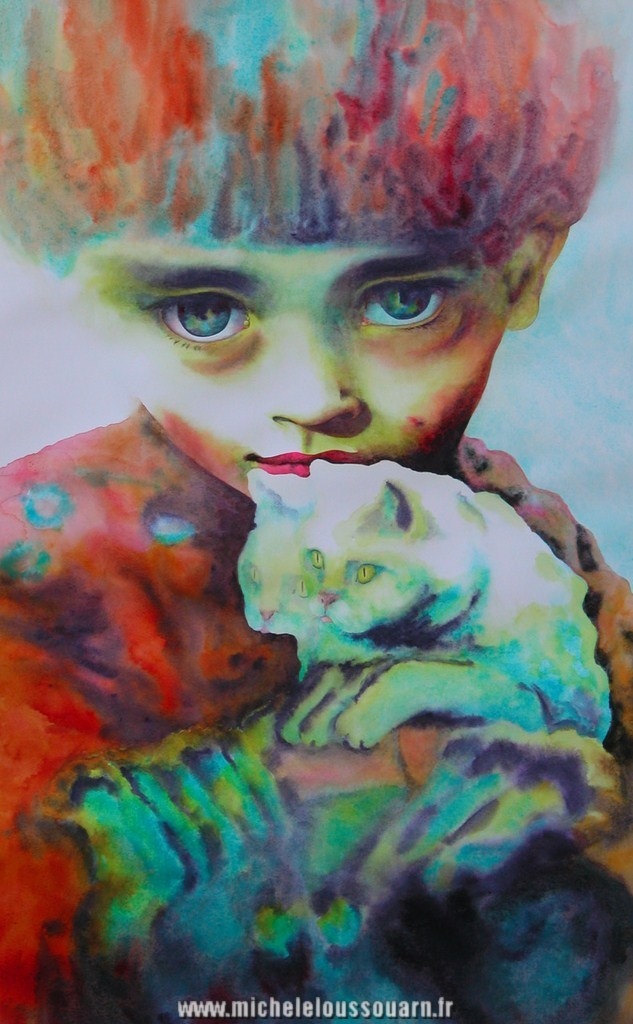 aquarelle expressionniste portrait (alt)
