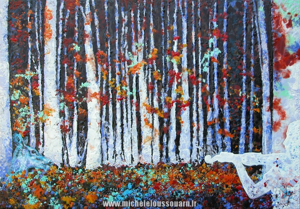Tableau peinture encaustique (alt)