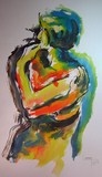 Encre croquis de nu