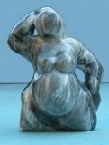 sculpture pierre stéatite femme (alt)
